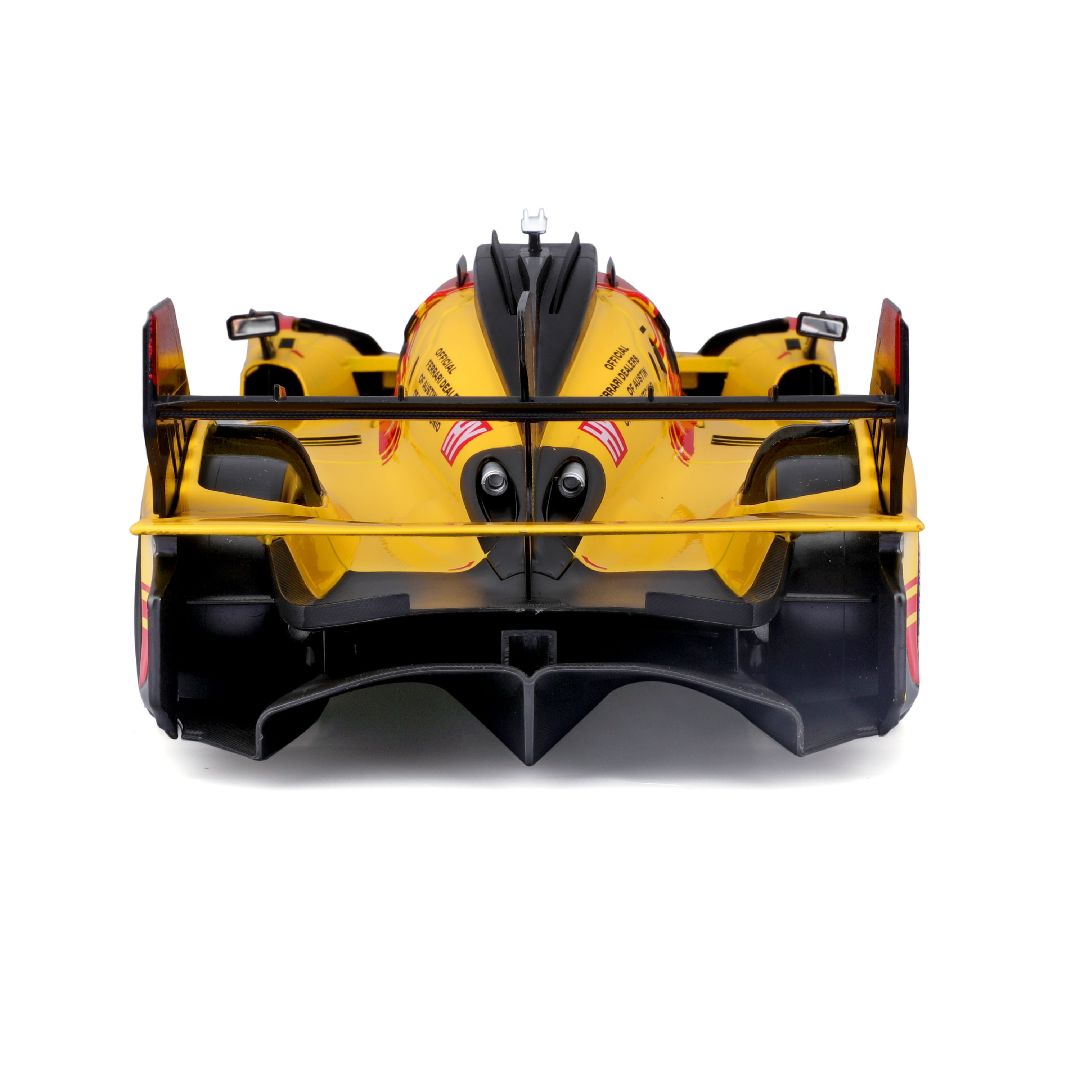 Bburago 1/18 Racing Ferrari 499P 24HLM (2024) - Yellow #83