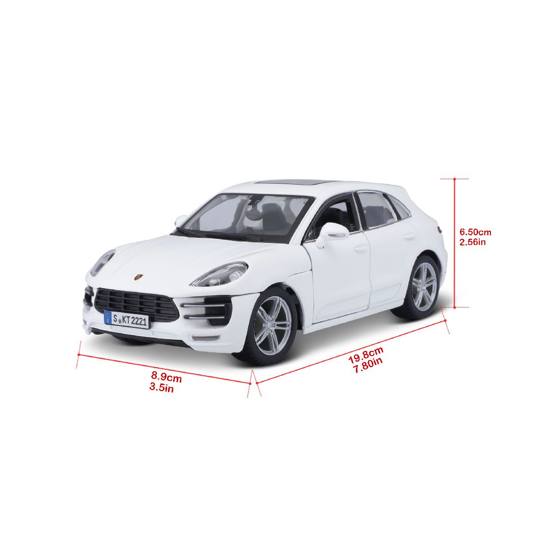 Bburago 1/24 Porsche Macan - White