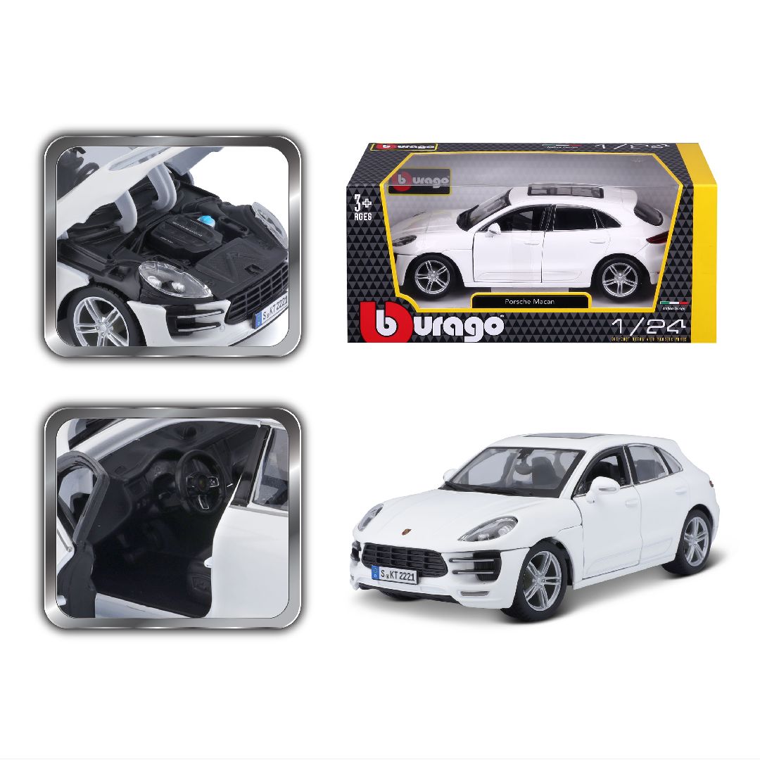 Bburago 1/24 Porsche Macan - White