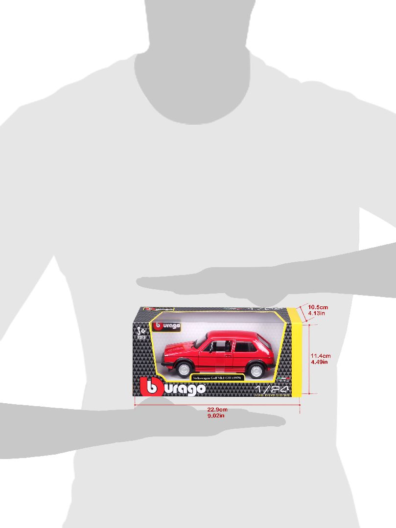 Bburago 1/24 Volkswagen Golf Mk1 GTI (1979) - Red