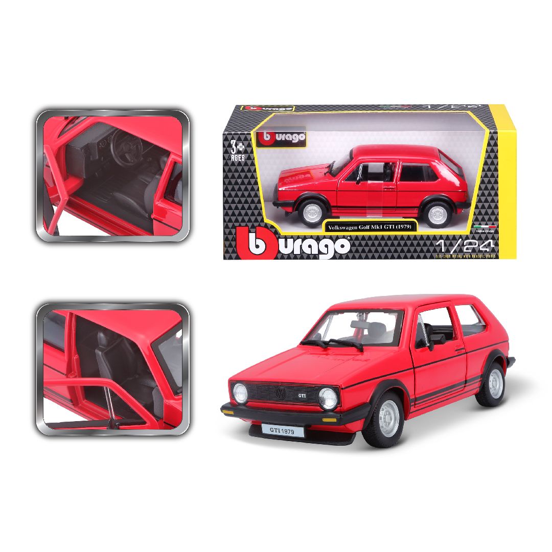 Bburago 1/24 Volkswagen Golf Mk1 GTI (1979) - Red