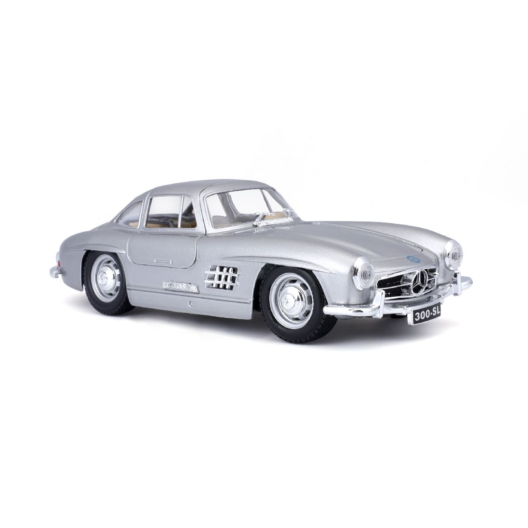 Bburago 1/24 Mercedes-Benz 300 SL (1954) - Silver
