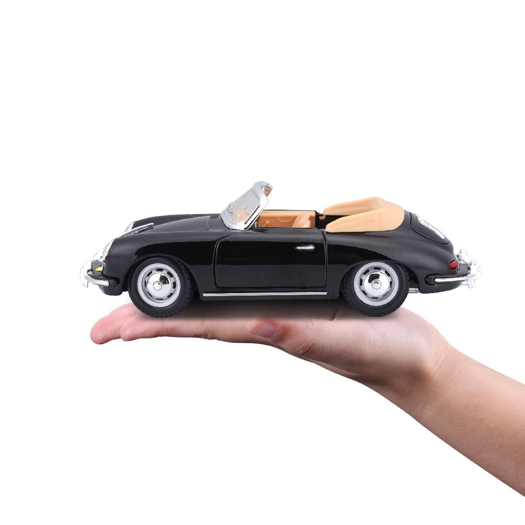 Bburago 1/24 Porsche 356B Cabriolet (1961) - Black