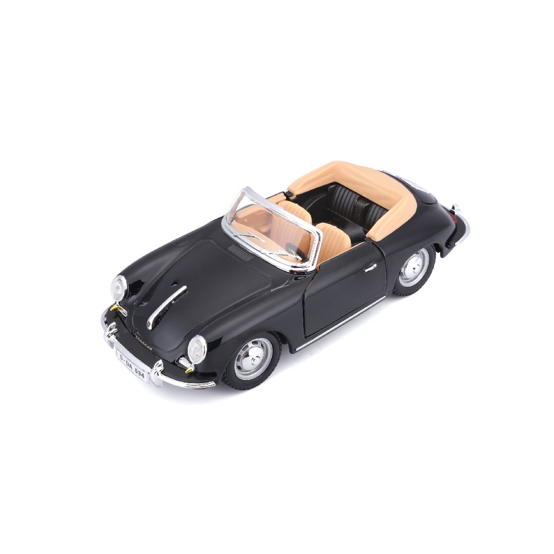 Bburago 1/24 Porsche 356B Cabriolet (1961) - Black