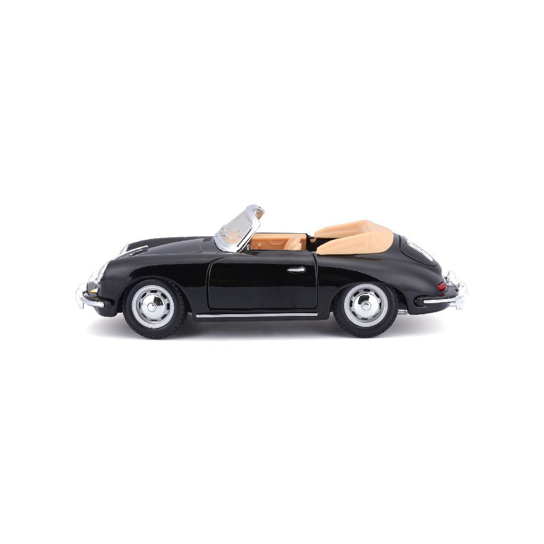 Bburago 1/24 Porsche 356B Cabriolet (1961) - Black