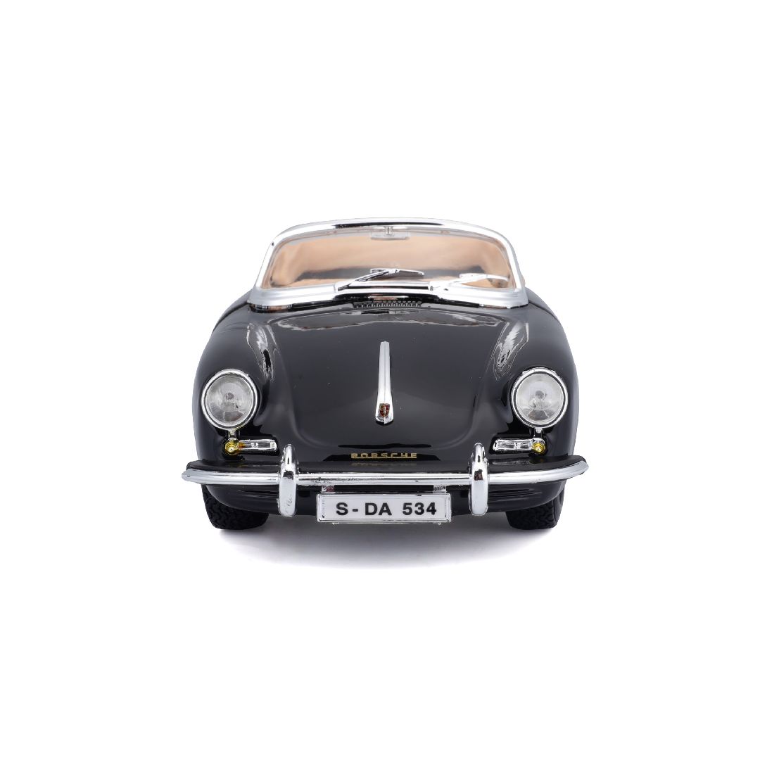 Bburago 1/24 Porsche 356B Cabriolet (1961) - Black