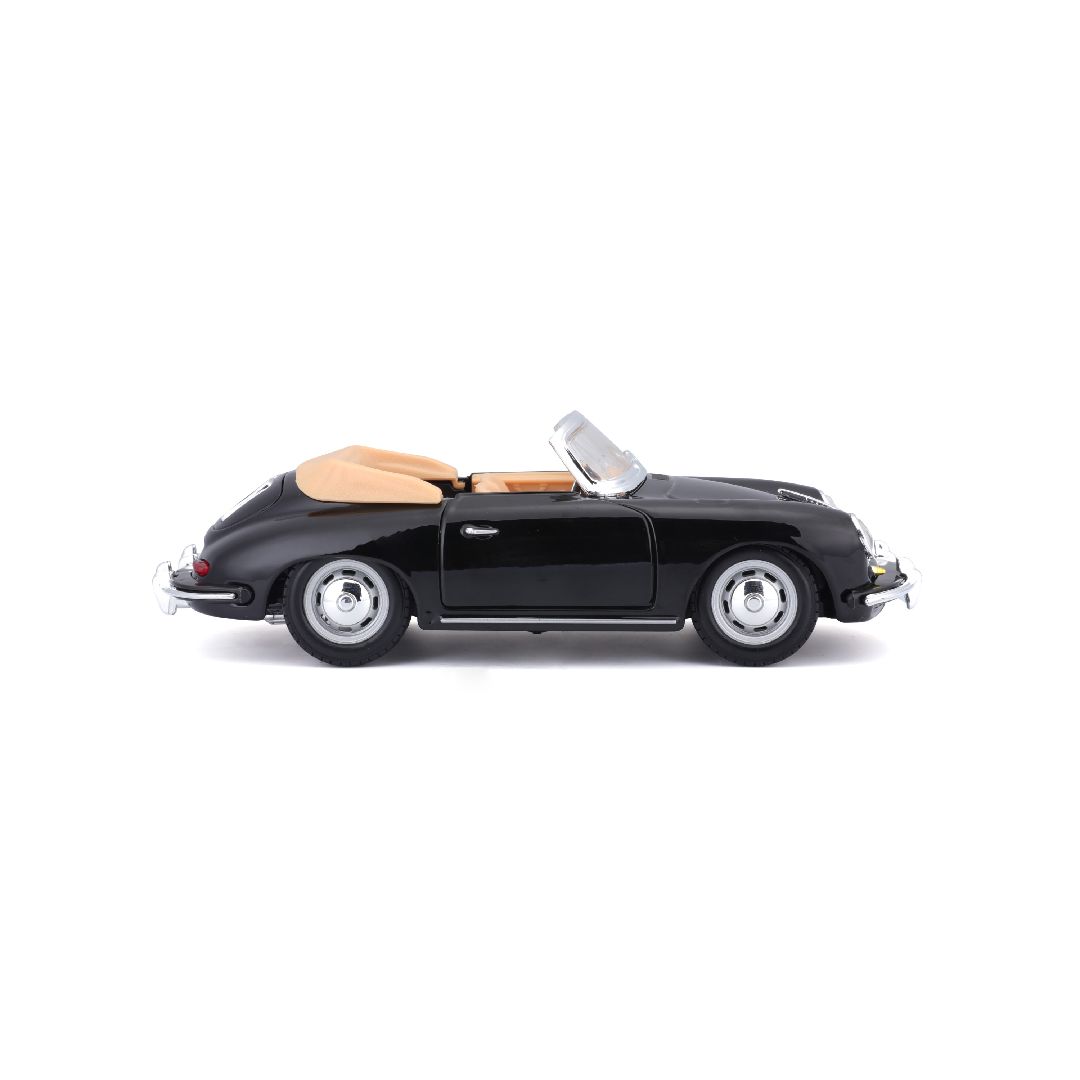 Bburago 1/24 Porsche 356B Cabriolet (1961) - Black