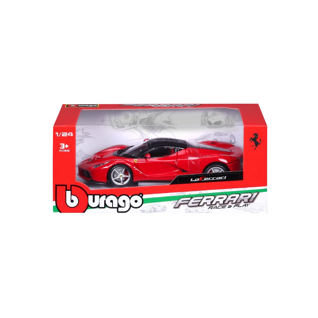 Bburago 1/24 R&P Ferrari LaFerrari (Red) - Click Image to Close