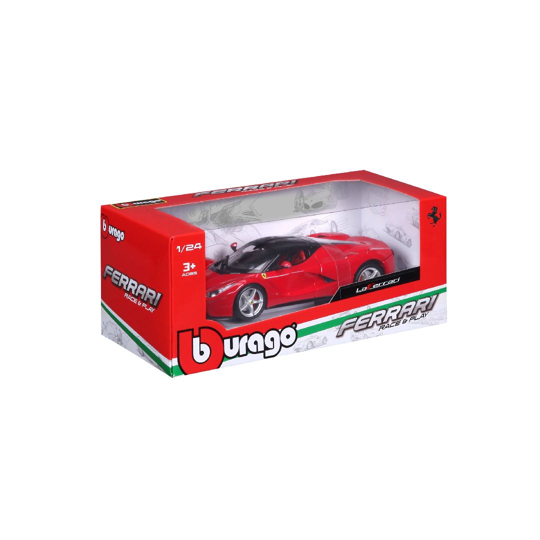 Bburago 1/24 R&P Ferrari LaFerrari (Red) - Click Image to Close