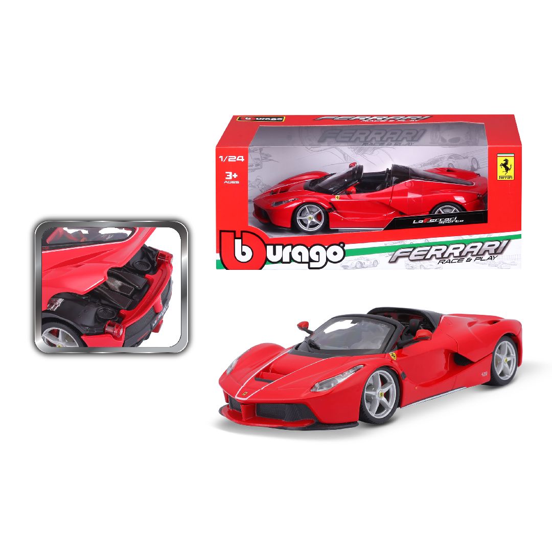 Bburago 1/24 R&P Ferrari LaFerrari Aperta (Red)