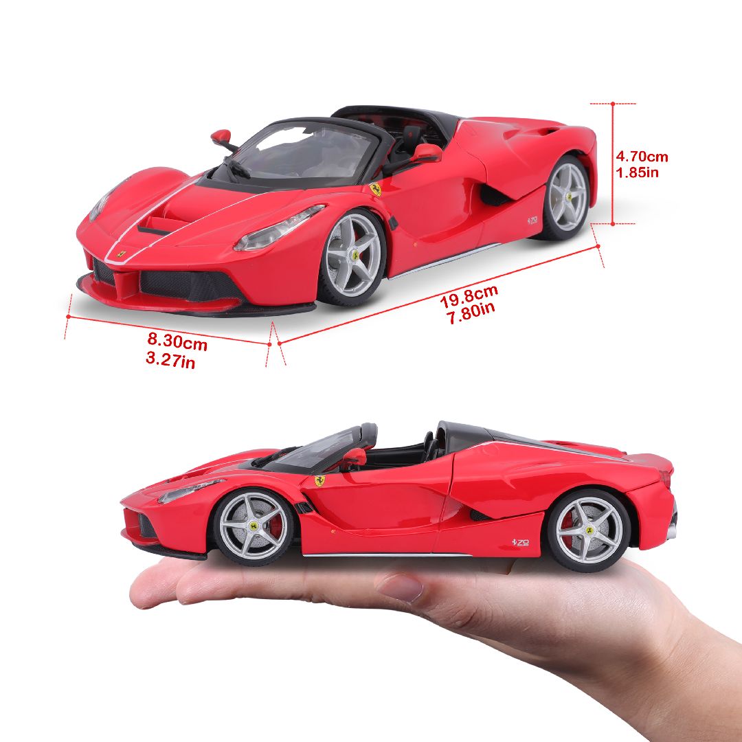 Bburago 1/24 R&P Ferrari LaFerrari Aperta (Red)