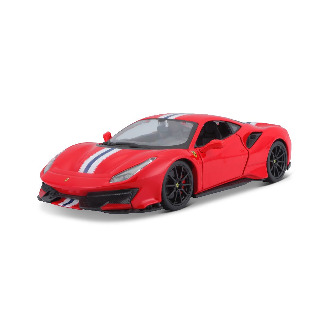 Bburago 1/24 R&P Ferrari 488 Pista (Red) - Click Image to Close