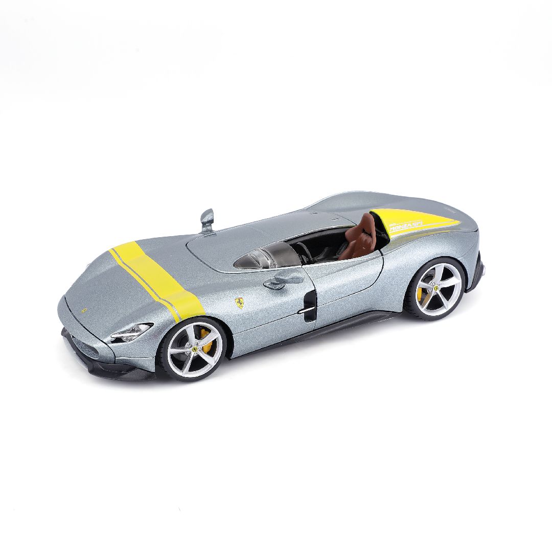 Bburago 1/24 R&P Ferrari Monza SP1 (Gray) - Click Image to Close