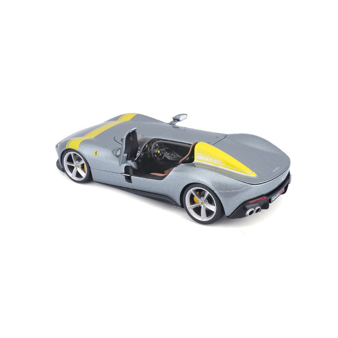 Bburago 1/24 R&P Ferrari Monza SP1 (Gray) - Click Image to Close