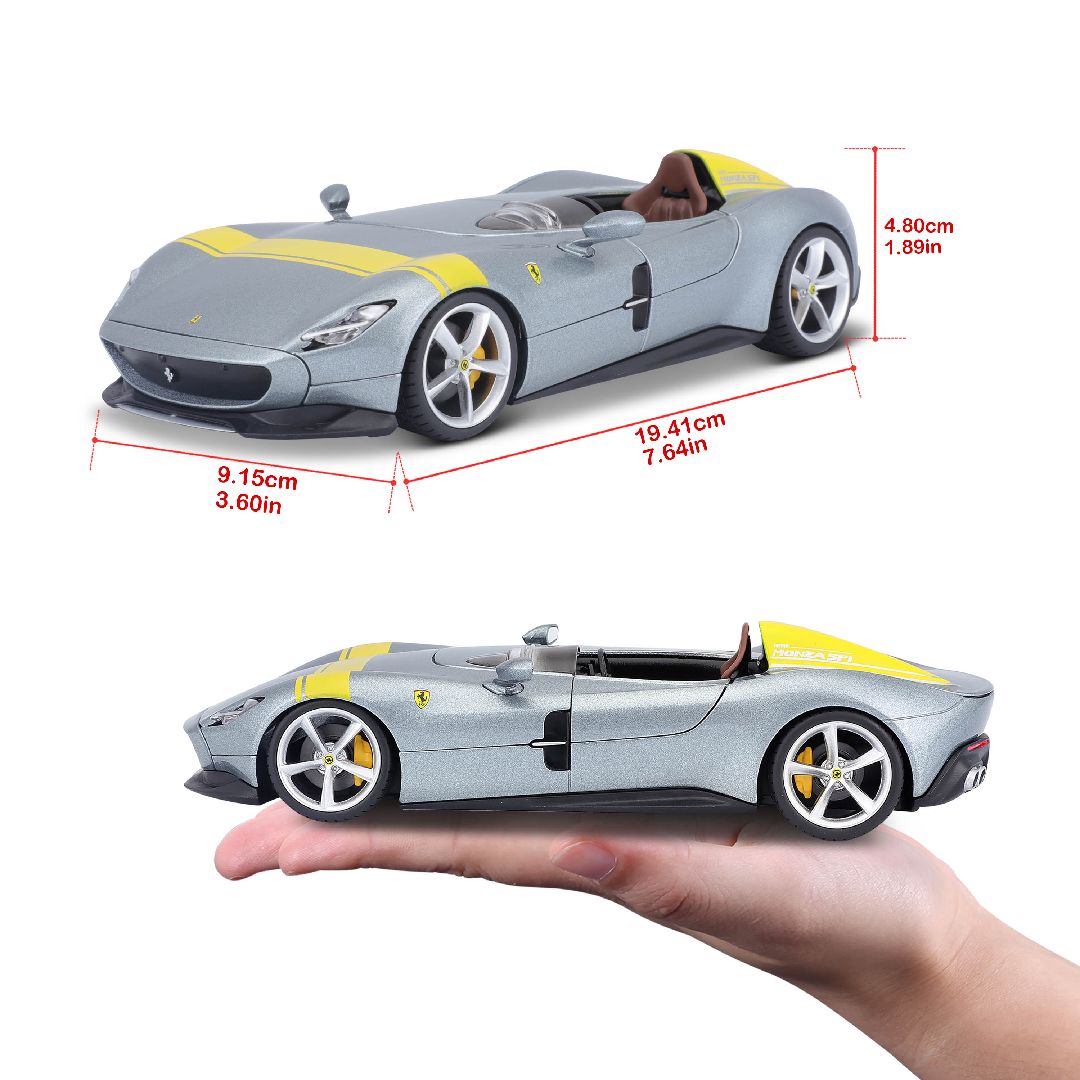 Bburago 1/24 R&P Ferrari Monza SP1 (Gray)