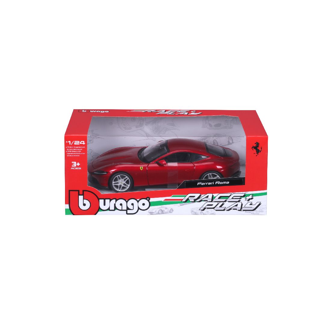 Bburago 1/24 R&P Ferrari Roma (Red) - Click Image to Close