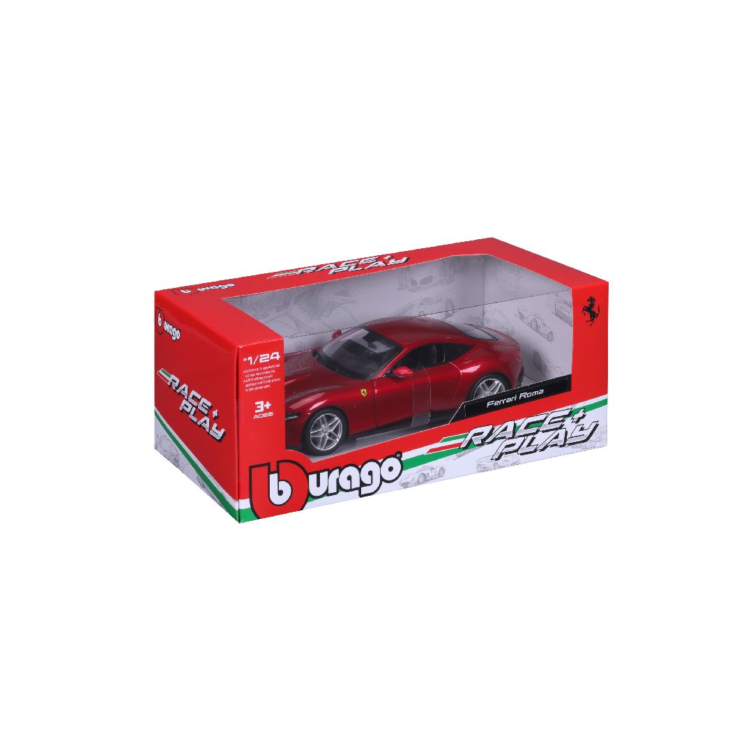 Bburago 1/24 R&P Ferrari Roma (Red) - Click Image to Close