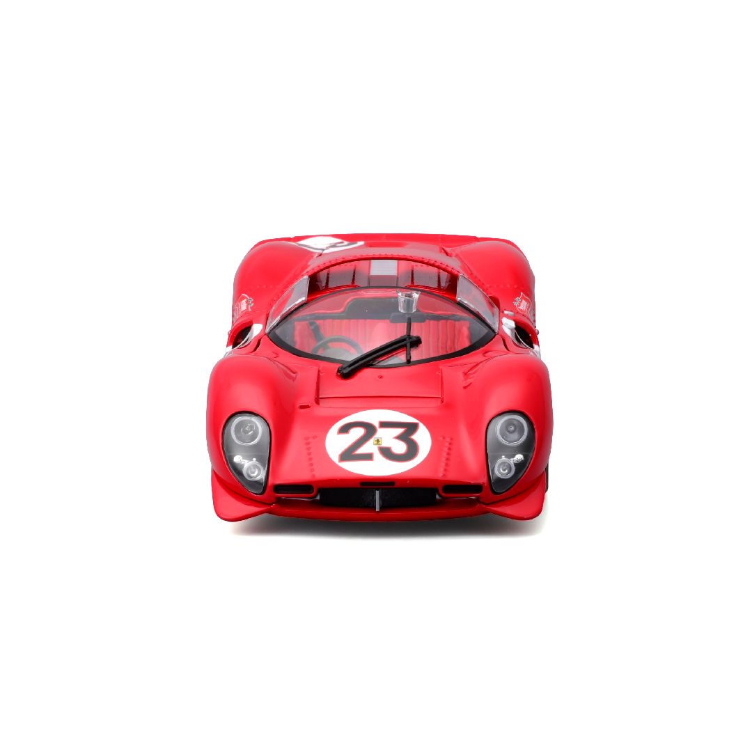 Bburago 1/24 Racing Ferrari 330 P4 Daytona (1967) - Red #23