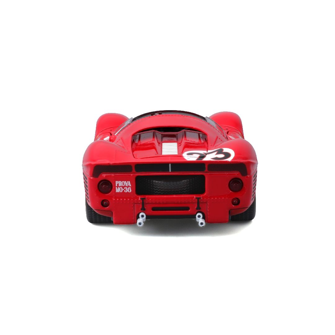 Bburago 1/24 Racing Ferrari 330 P4 Daytona (1967) - Red #23