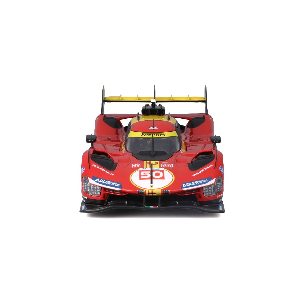 Bburago 1/24 Racing Ferrari 499P 24HLM (2024) - Red #50