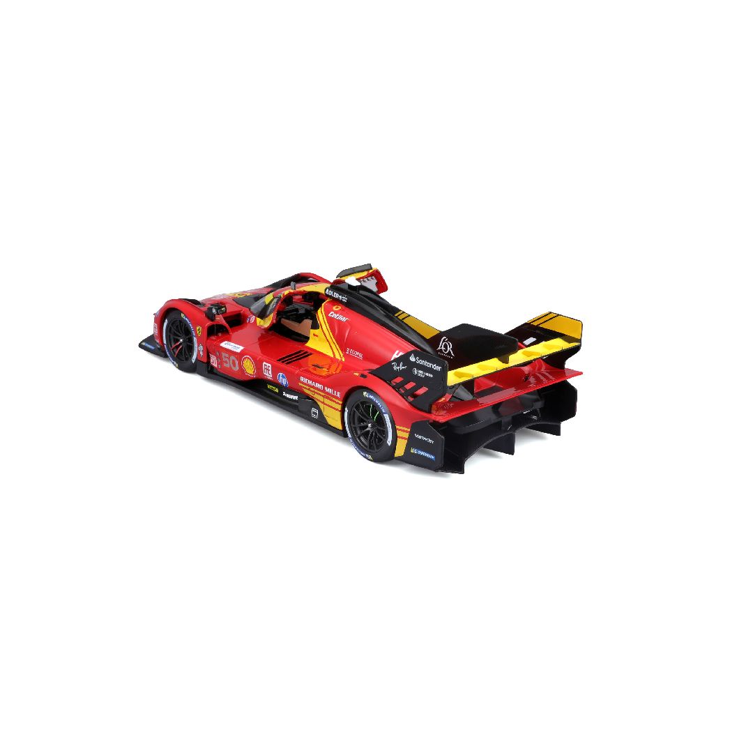 Bburago 1/24 Racing Ferrari 499P 24HLM (2024) - Red #50