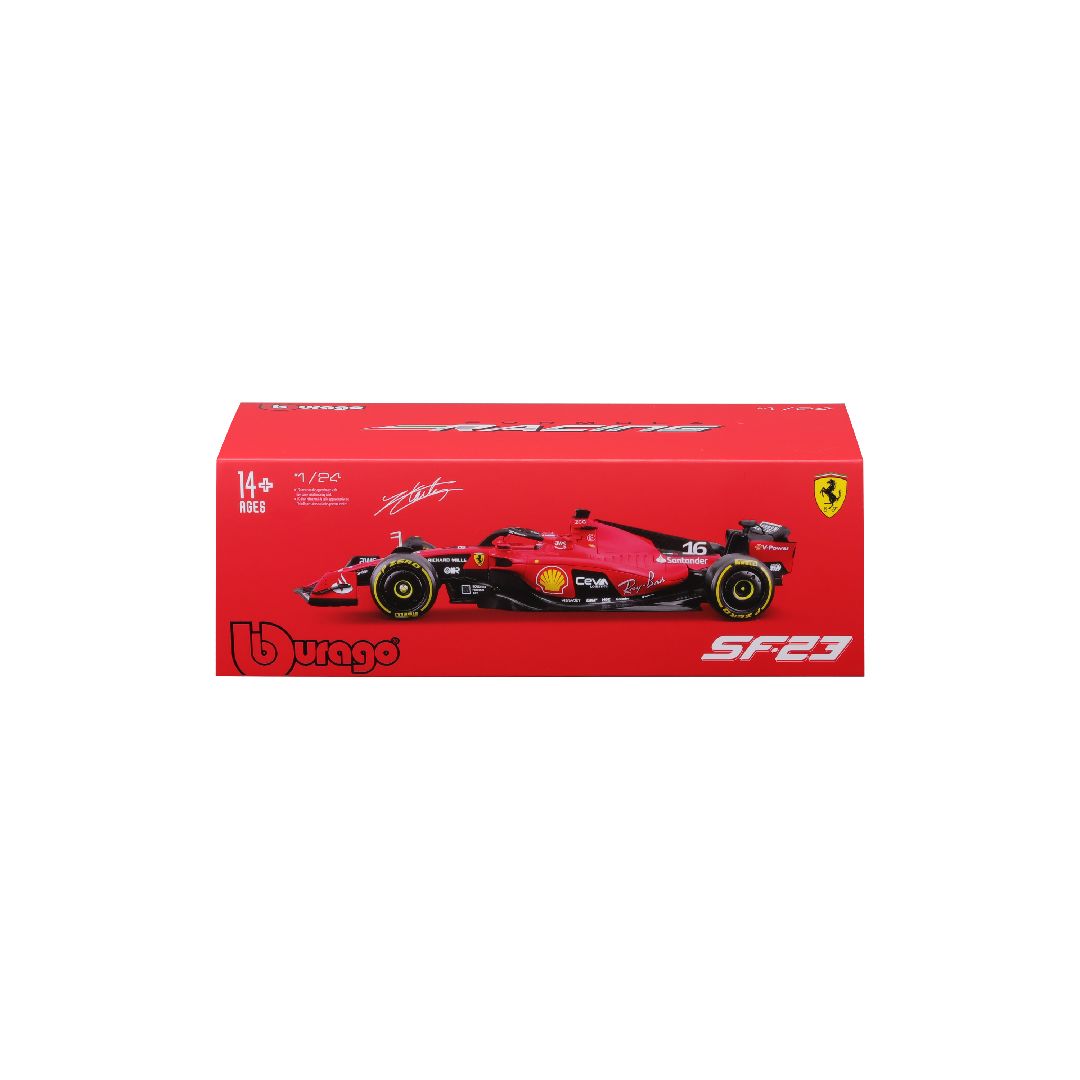 Bburago 1/24 Ferrari SF-23 (2023) (Leclerc #16)