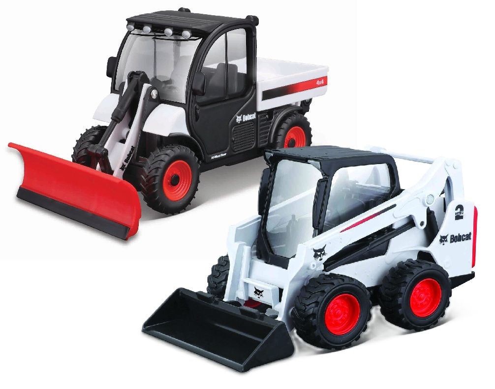 Bburago Farmland 10cm Moto. Bobcat Asmt (Loader/Toolcat) (12pk)