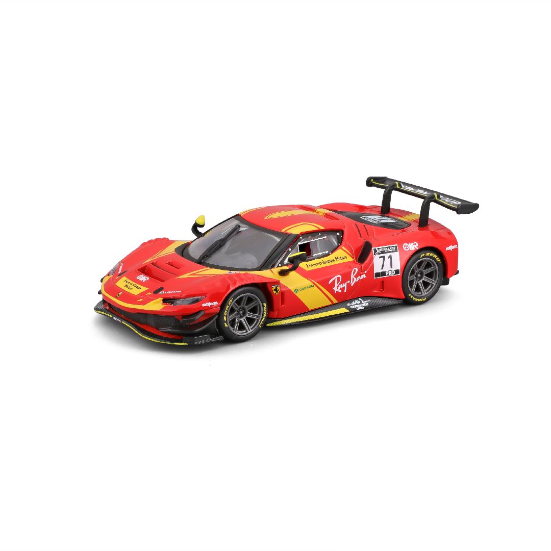 Bburago 1/43 Racing Ferrari 296GT3 (2023) - Red