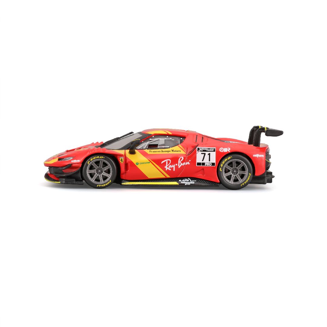 Bburago 1/43 Racing Ferrari 296GT3 (2023) - Red