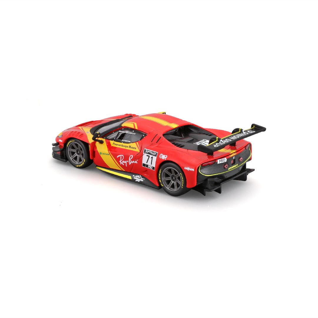 Bburago 1/43 Racing Ferrari 296GT3 (2023) - Red