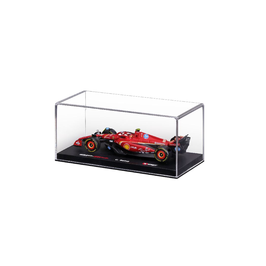 Bburago 1/43 Ferrari Season Car w/ driver (2024) (Sainz #55)