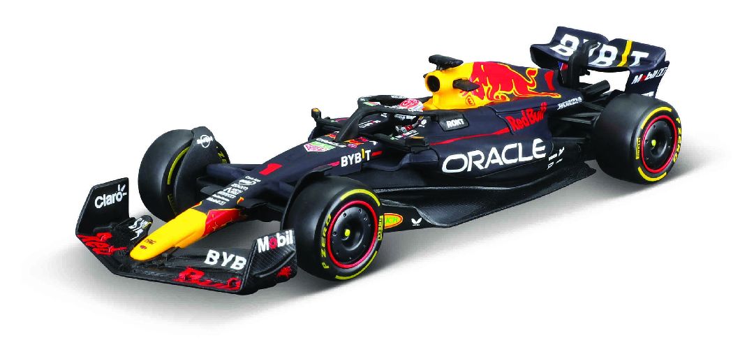 Bburago 1/43 Red Bull RB19 (2023) w/ driver (Verstappen #1)