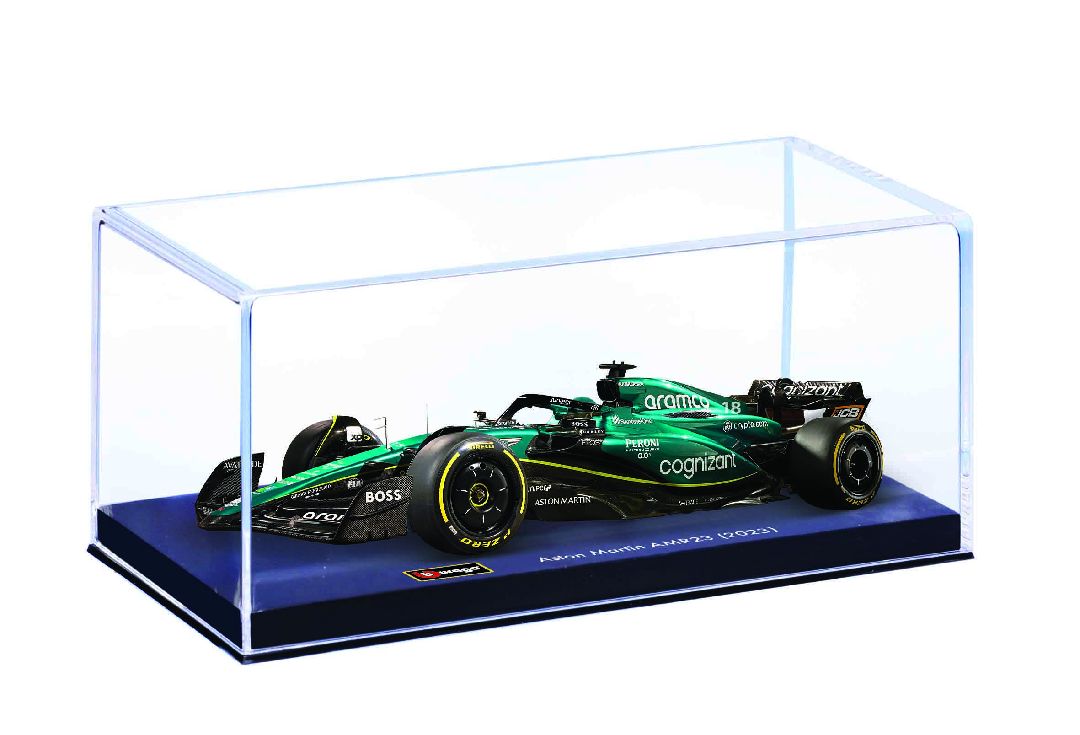 Bburago 1/43 Aston Martin AMR23 (2023) w/ driver (Alonso #14)