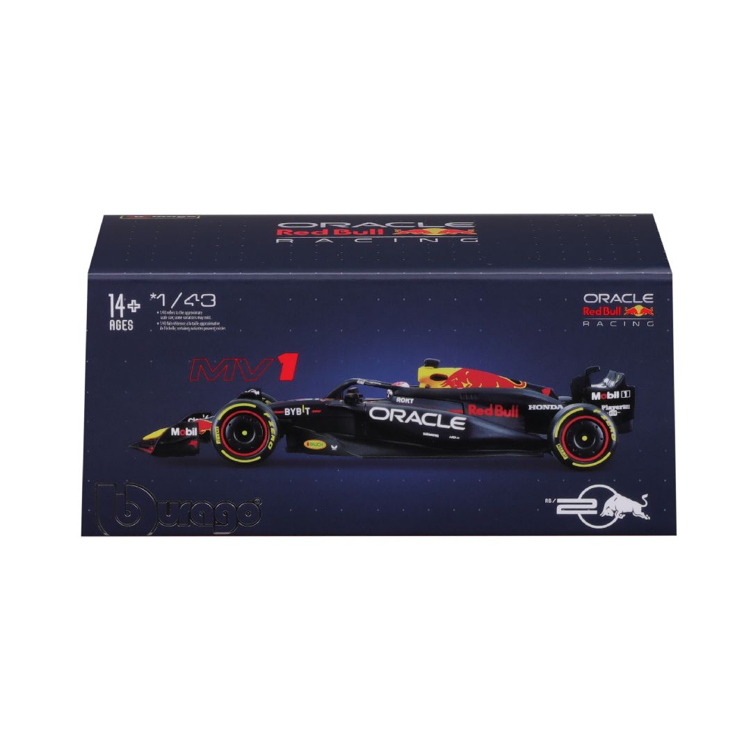 Bburago 1/43 F1 Red Bull RB20 w/helmet (2024) Verstappen #1