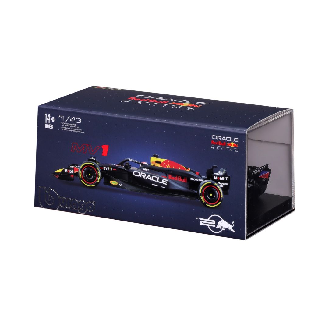 Bburago 1/43 F1 Red Bull RB20 w/helmet (2024) Verstappen #1