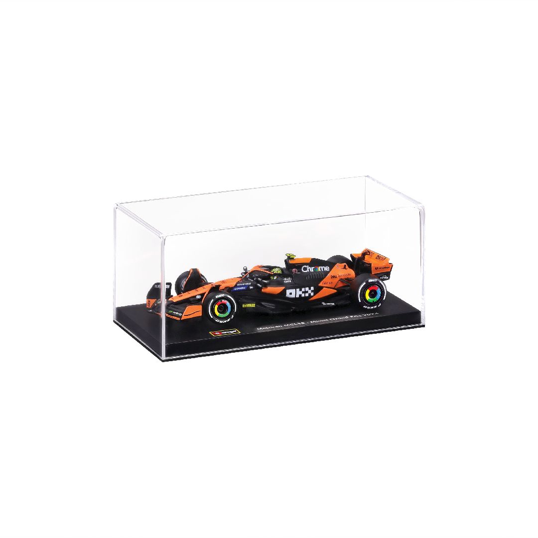 Bburago 1/43 F1 McLaren MCL38 w/ helmet (2024) - Norris #4