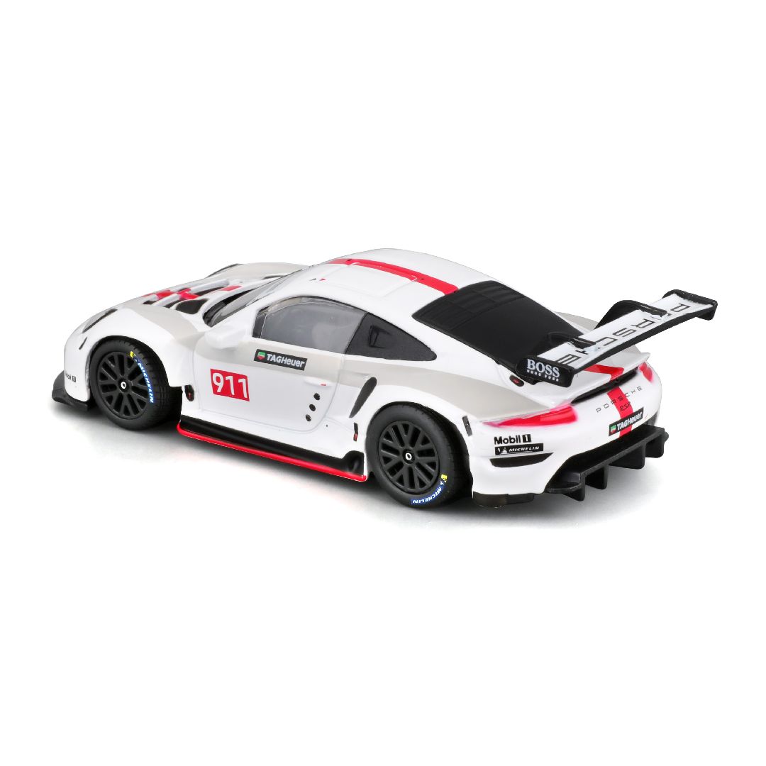 Bburago 1/43 Race Porsche 911 RSR - White