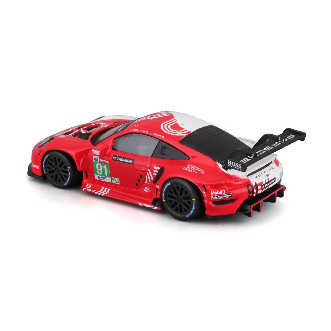 Bburago 1/43 Race Porsche 911 RSR 2020 - Red #91