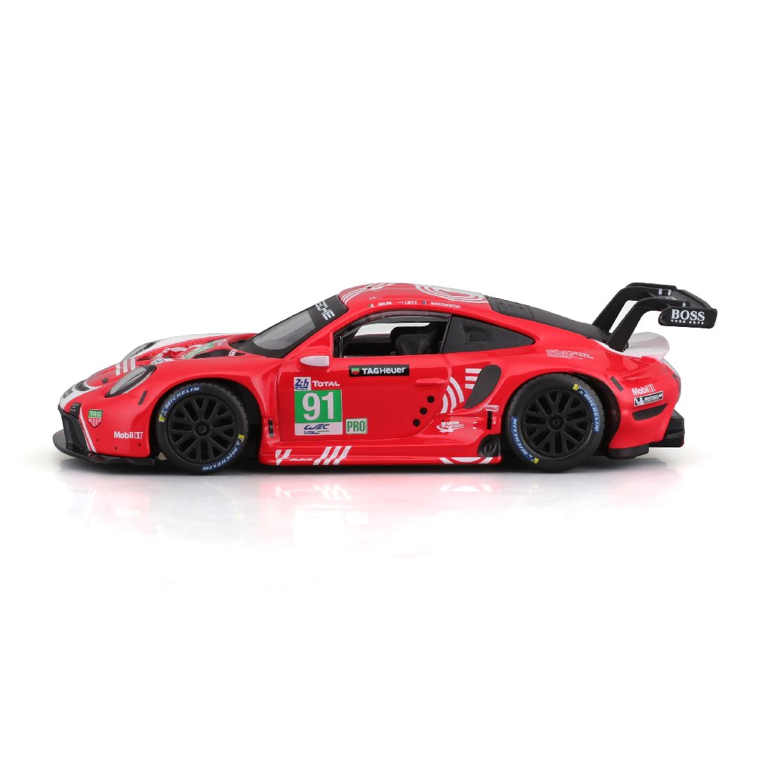 Bburago 1/43 Race Porsche 911 RSR 2020 - Red #91