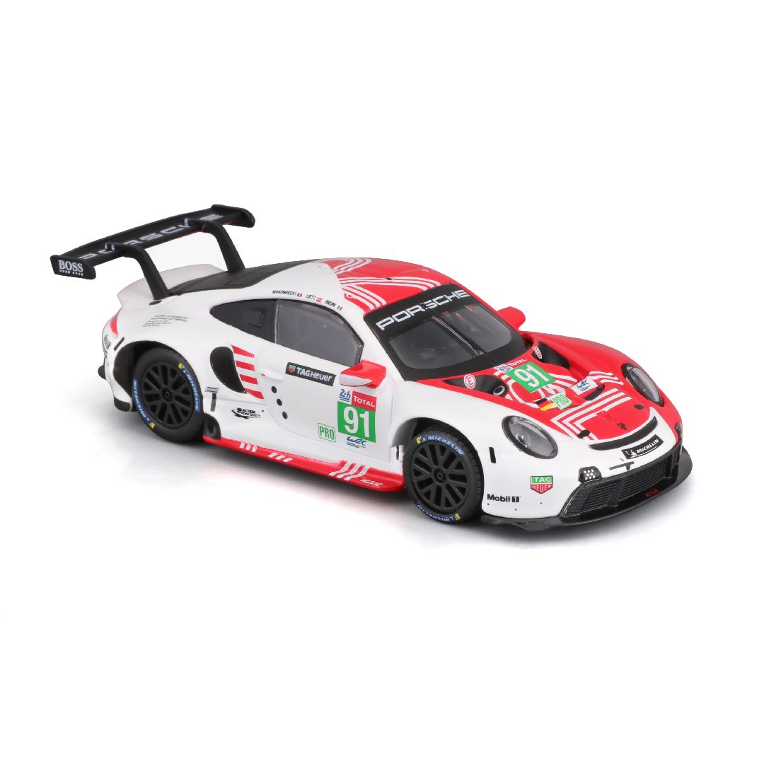Bburago 1/43 Race Porsche 911 RSR 2020 - Red #91