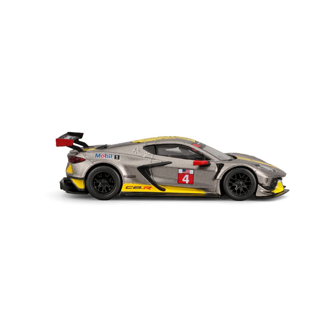 Bburago 1/43 Race 2020 Chevrolet Corvette C8R - Yellow/Grey