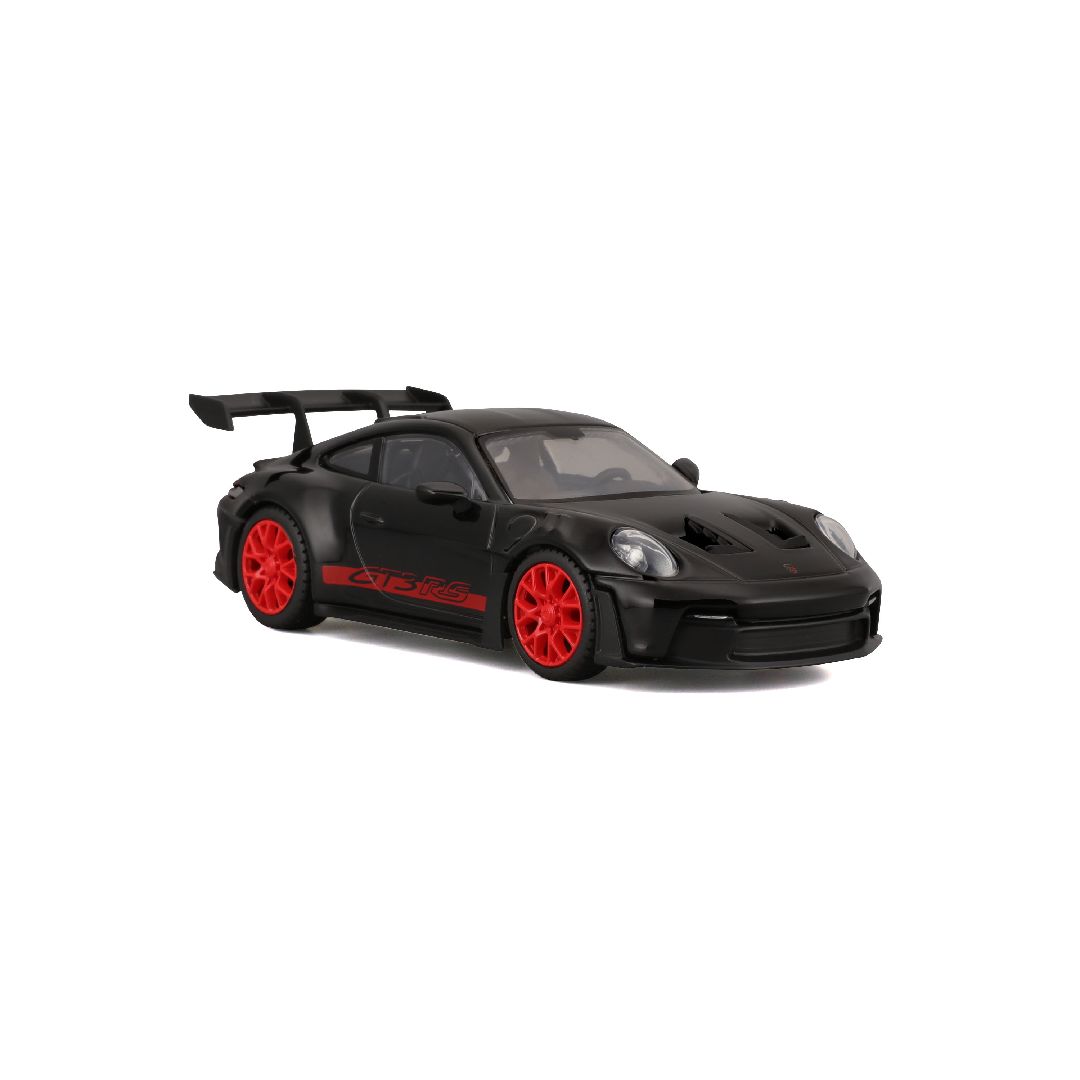 Bburago 1/43 Race Porsche 911 GT3 RS - Black w/ Red Text