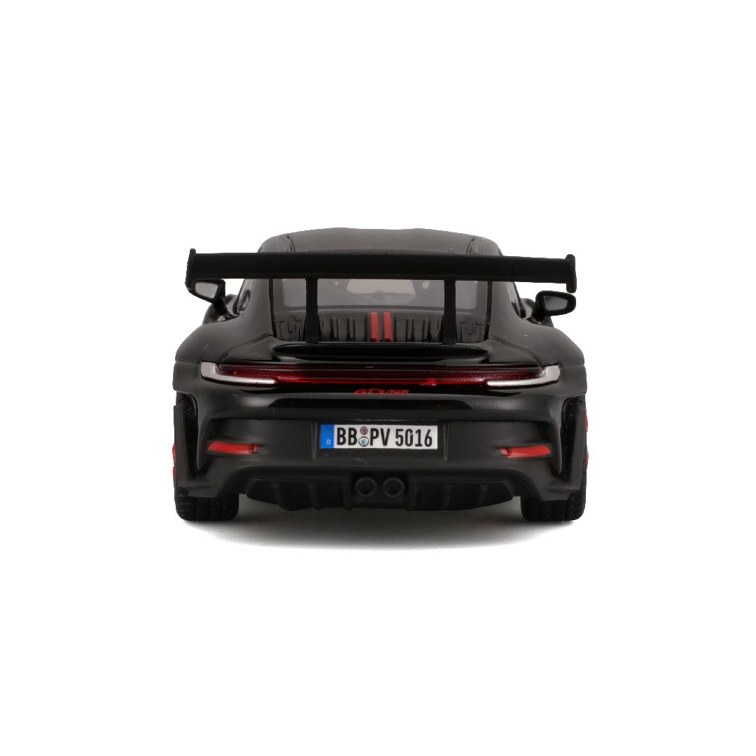 Bburago 1/43 Race Porsche 911 GT3 RS - Black w/ Red Text