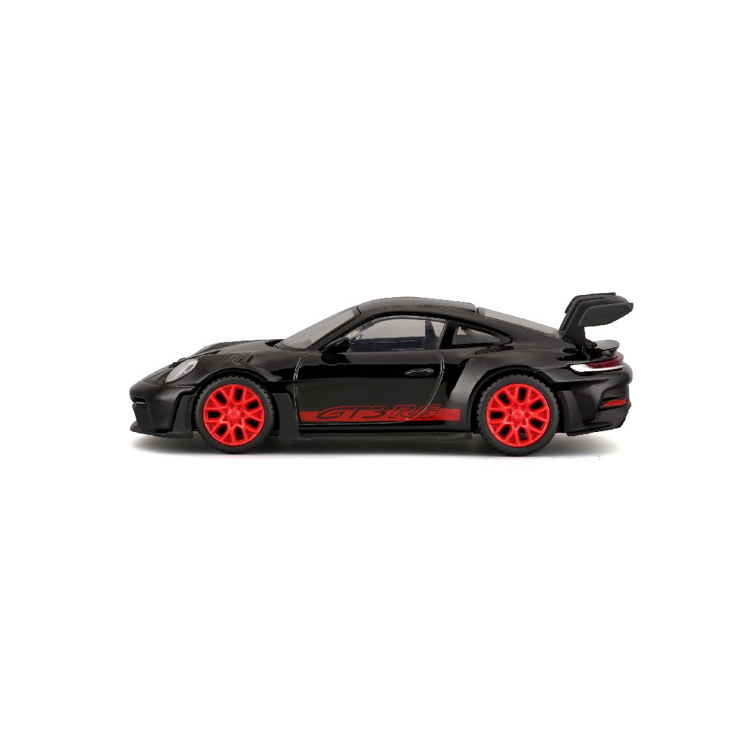 Bburago 1/43 Race Porsche 911 GT3 RS - Black w/ Red Text