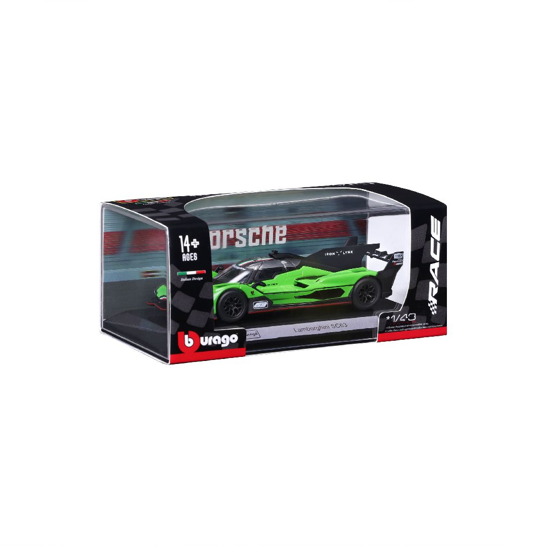 Bburago 1/43 Race Lamborghini SC63 LMDH