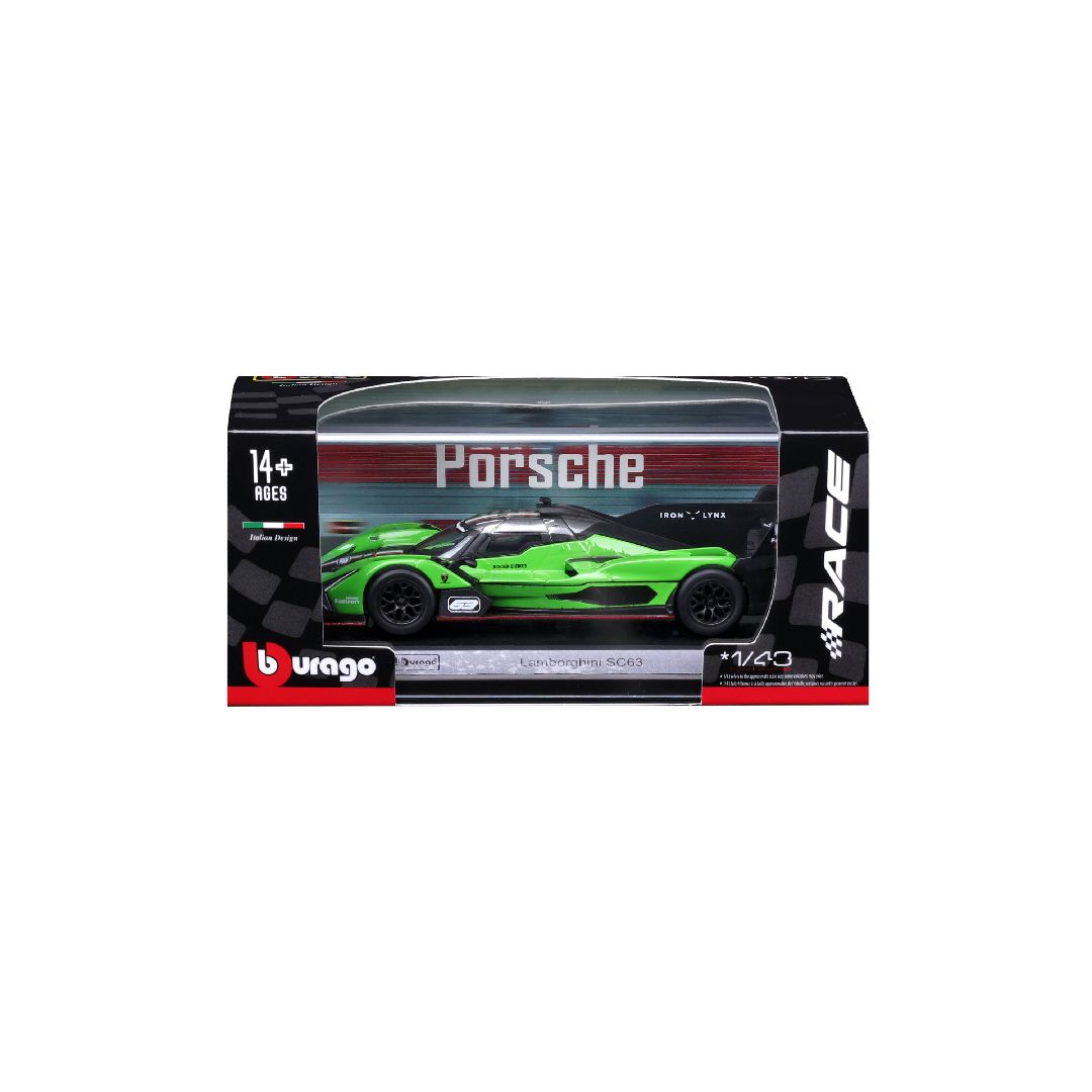 Bburago 1/43 Race Lamborghini SC63 LMDH
