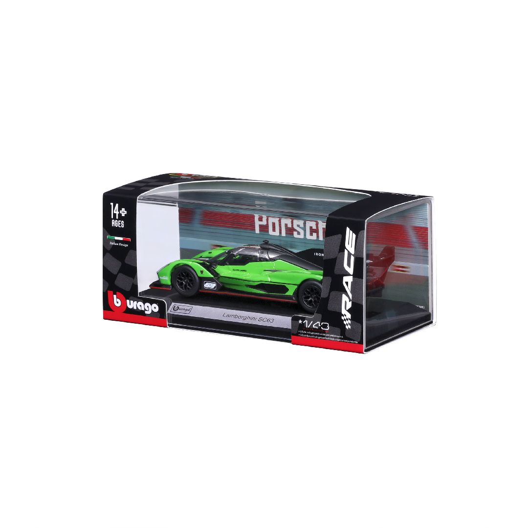 Bburago 1/43 Race Lamborghini SC63 LMDH