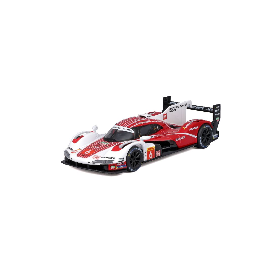 Bburago 1/43 Race Porsche 963 (2024) - #6 Qatar Race
