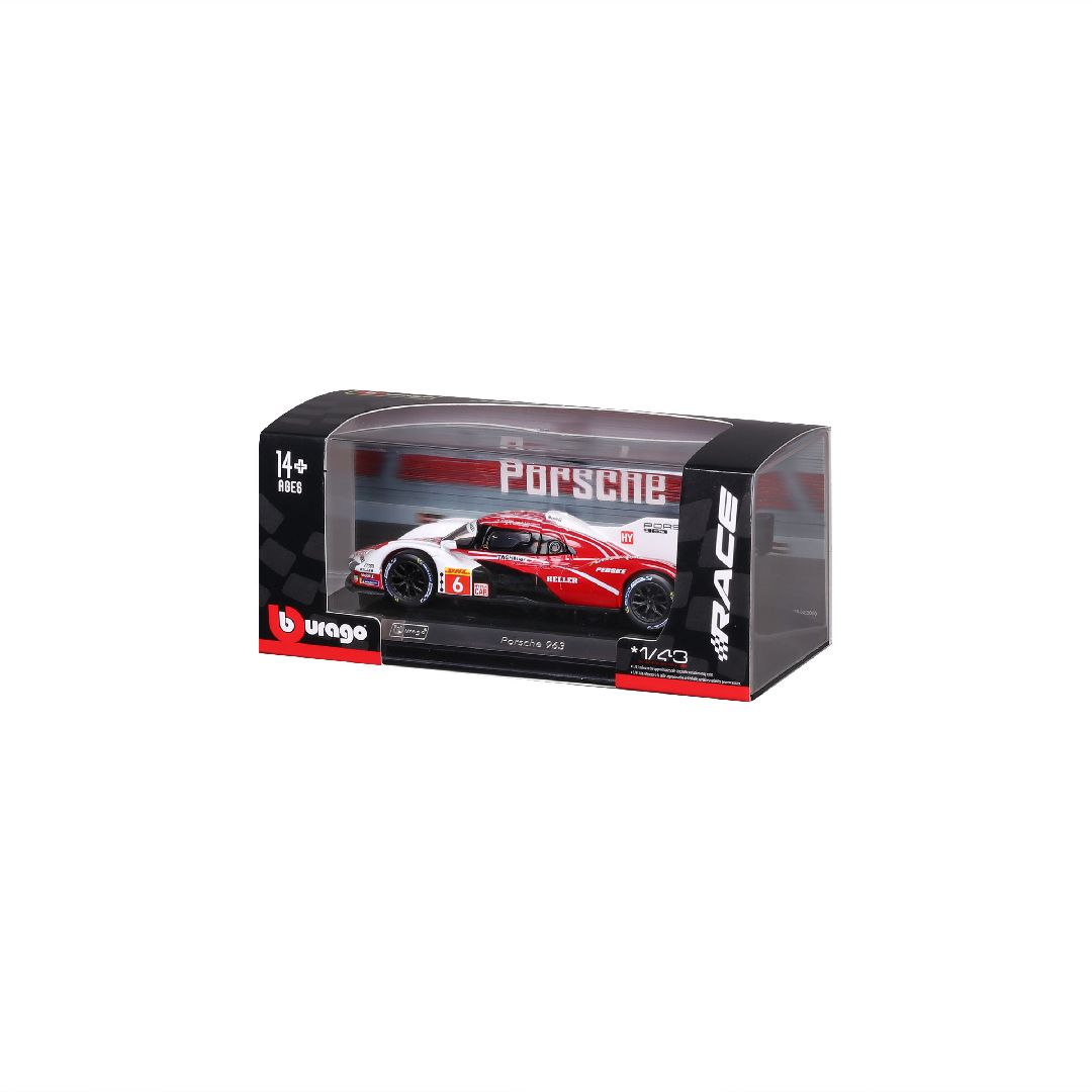 Bburago 1/43 Race Porsche 963 (2024) - #6 Qatar Race