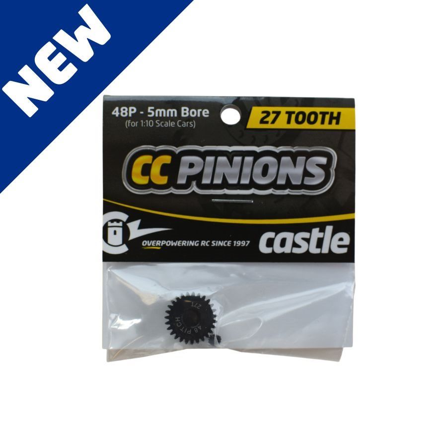 Castle CC Pinion 28T-48 Pitch 5mm Bore